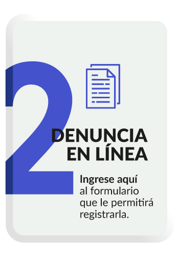 Denuncia el línea