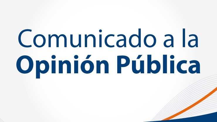  Comunicado a la Opinión Pública - Anillo Vial de Crespo