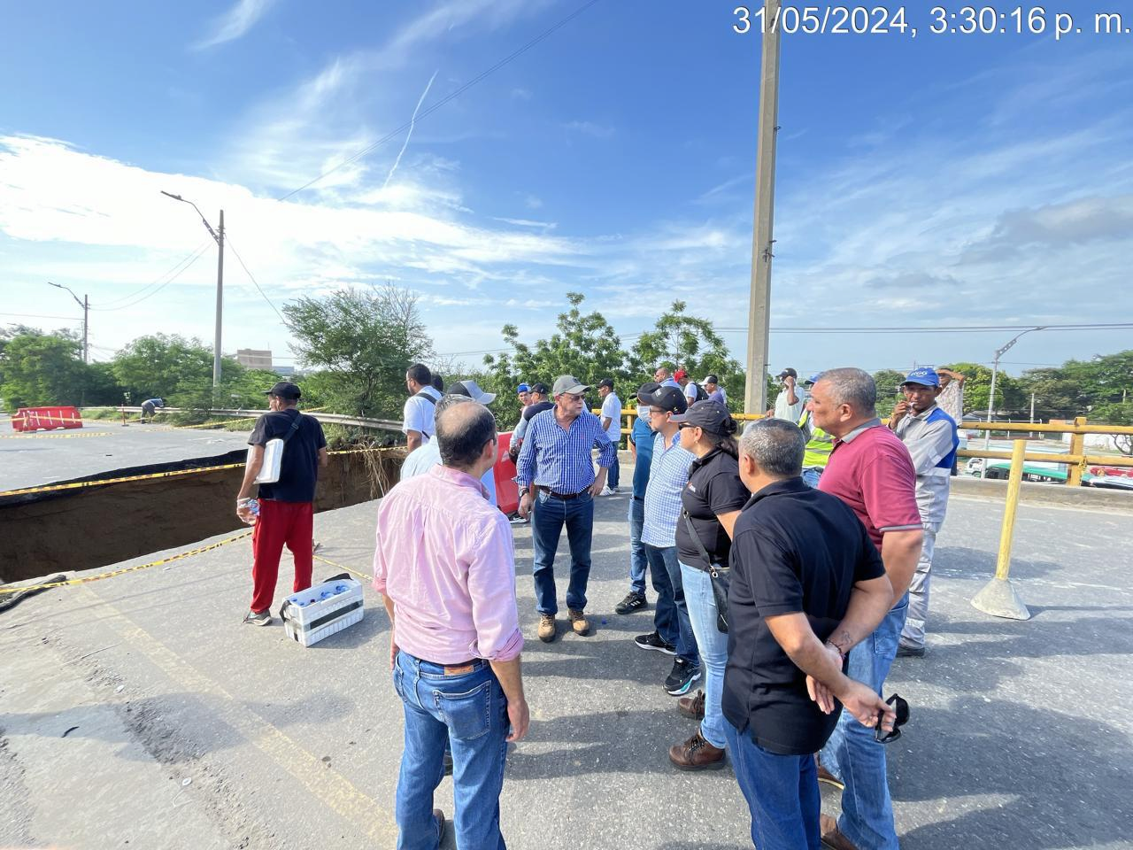 Comunicado a la opinión pública a propósito del colapso del terraplén norte del puente Simón Bolívar